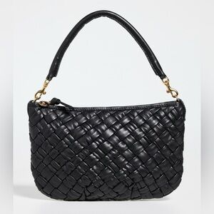 Petit Moyen Black Puffy Woven